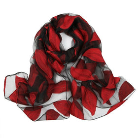 Lady Elegant Leaves Scarf