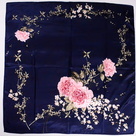 Elegant Silk Chinese Roses Scarves