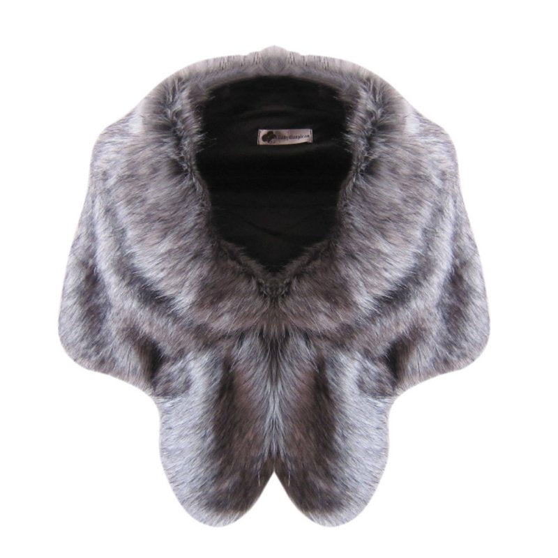 Winter Luxury Faux Fur Long Scarf