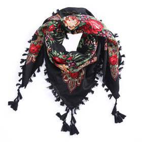 Handmade Floral Print Scarves