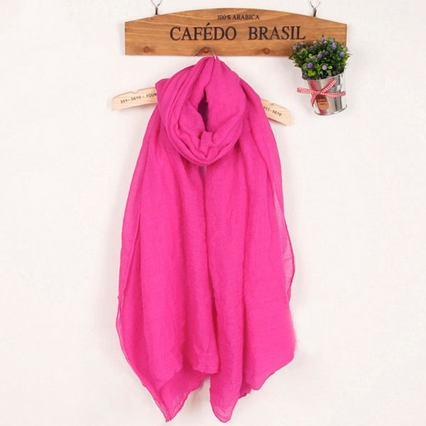 Crinkle Lovely Plain Scarf