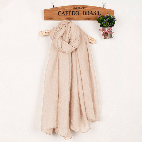 Crinkle Lovely Plain Scarf