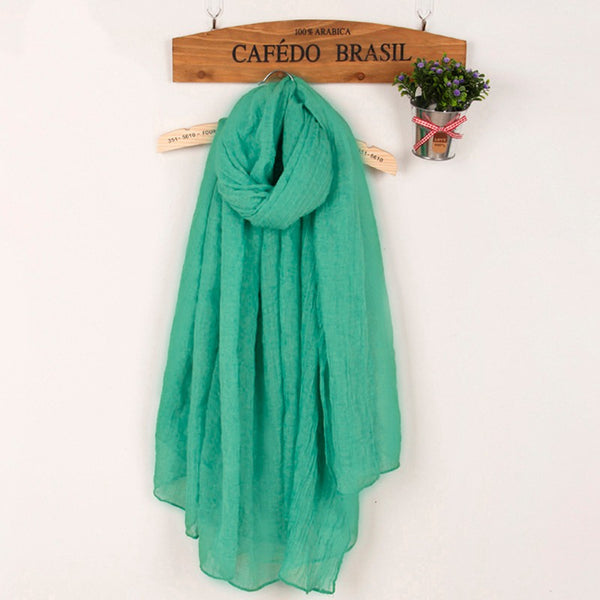 Crinkle Lovely Plain Scarf