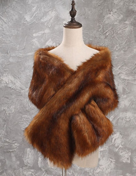 Raccoon Fur Winter Scarves