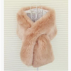 Blinger Wide fur Scarf